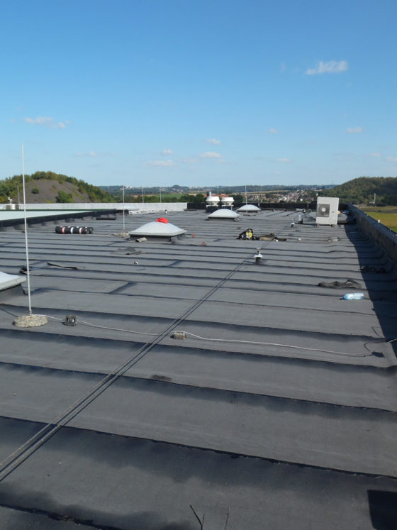rénovation d'une toiture plate en Hainaut